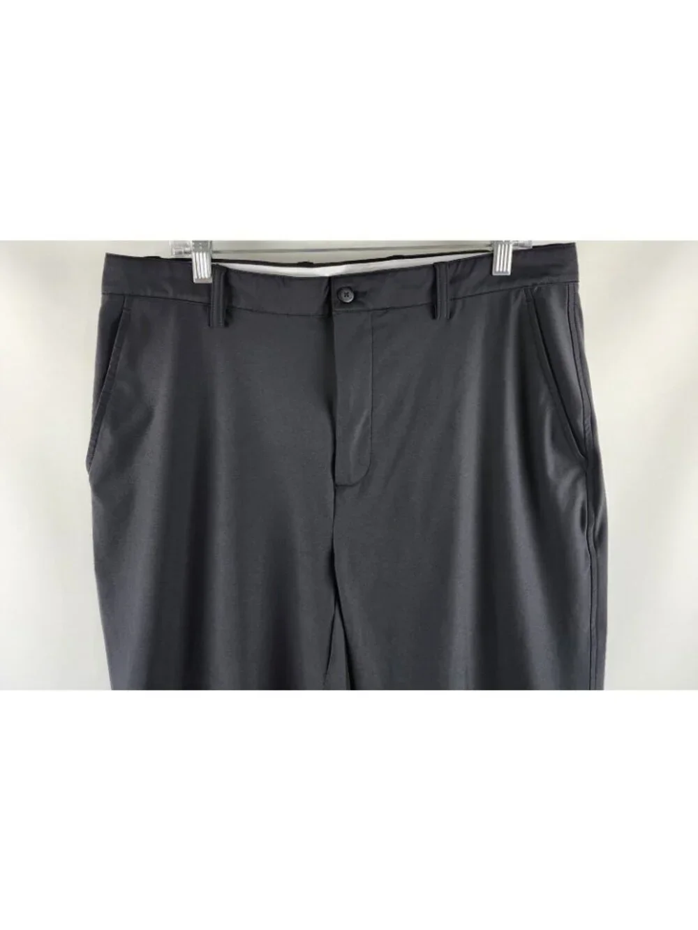 FootJoy Pants Mens 36x30 Black Golf Trousers Slash Pocket FJ Logo